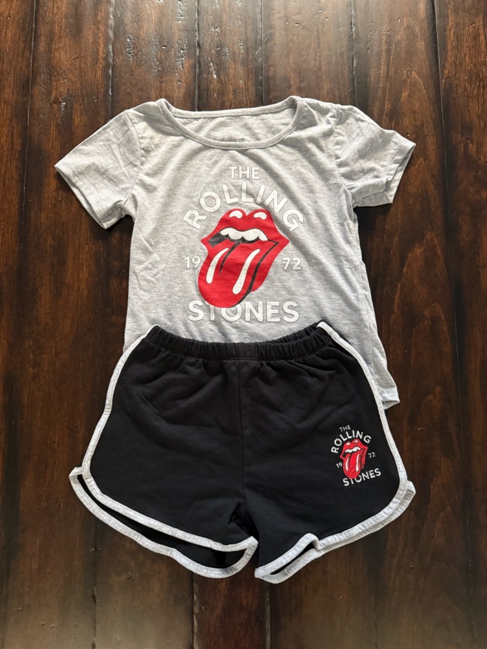The Rolling Stones Kid Shirt & Shorts Set